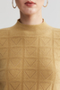 እንከን የለሽ 3D Knit Cashmere Mesh Sweater | የላቀ OEM