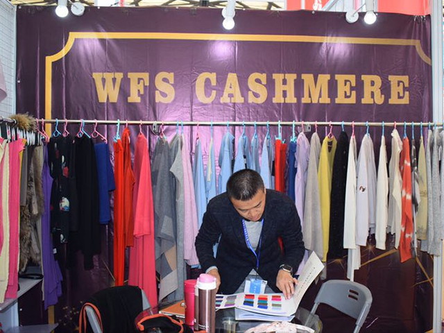 Cashmere products exhibitionem