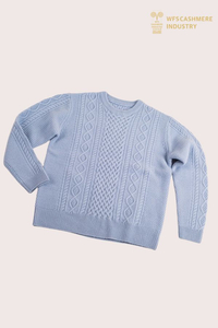 Pullover Kasmir Tulen Berikat Kabel Wajar Berat Lelaki
