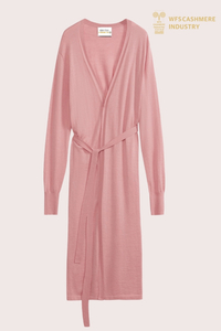 Cardigan Panjang Campuran Sutera Premium | Pakaian Rajut OEM Wanita 16GG