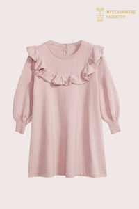G&uacute;na Muinchille Fada Ardchaighde&aacute;in do Chail&iacute;n&iacute; | 95% Cad&aacute;s 5% Cashmere Frock Monar&oacute;ir OEM