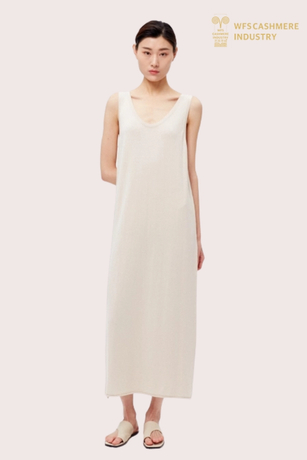 Women's Luxuria Sleeveless Leisure Knit Long Dress | Loungewear OEM Manufacturer