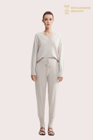 Women s Washable C% purus Cashmere Knit Pants