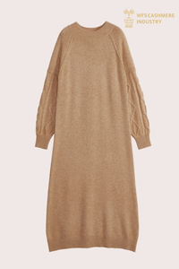 Klassisk kabelstickad kashmirkl&auml;nning f&ouml;r kvinnor | Lyx tr&ouml;ja kl&auml;nning OEM tillverkare