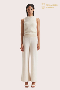 Premium Brushed Cashmere Tank Top | OEM Twinset Mewah