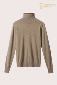 Turtleneck Kasmir Tulen Chunky Premium Lelaki